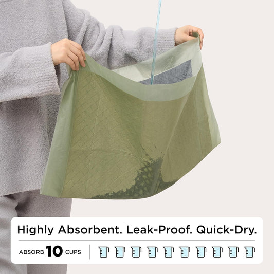 Bedsure Dog Pee Pads Extra Large, 28" x 34" Puppy Pads 52 Count, Super Absorbent & Leak Proof, XL Training Pads Quick Dry Thicken Dog Potty Pad with Odor-Control Activated Carbon & ECO Green Material