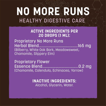 Earth Animal Herbal Remedies | No More Runs | 2 fl oz