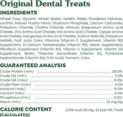Greenies Original Teenie Dental Dog Treats, 36 oz. Pack (130 Treats)