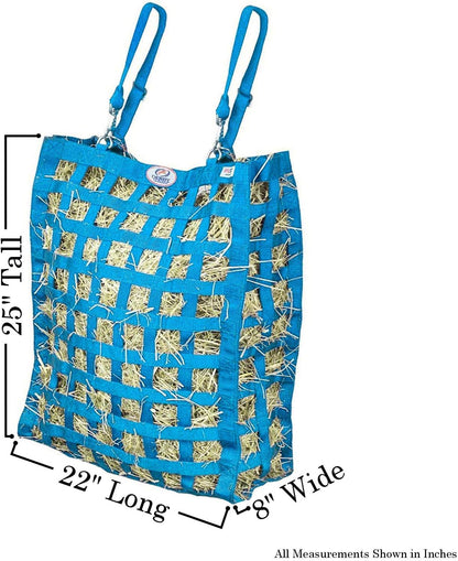Derby Originals Superior Slow Feeder Horse Hay Bag with Super Tough Bottom and 1 Year Warranty