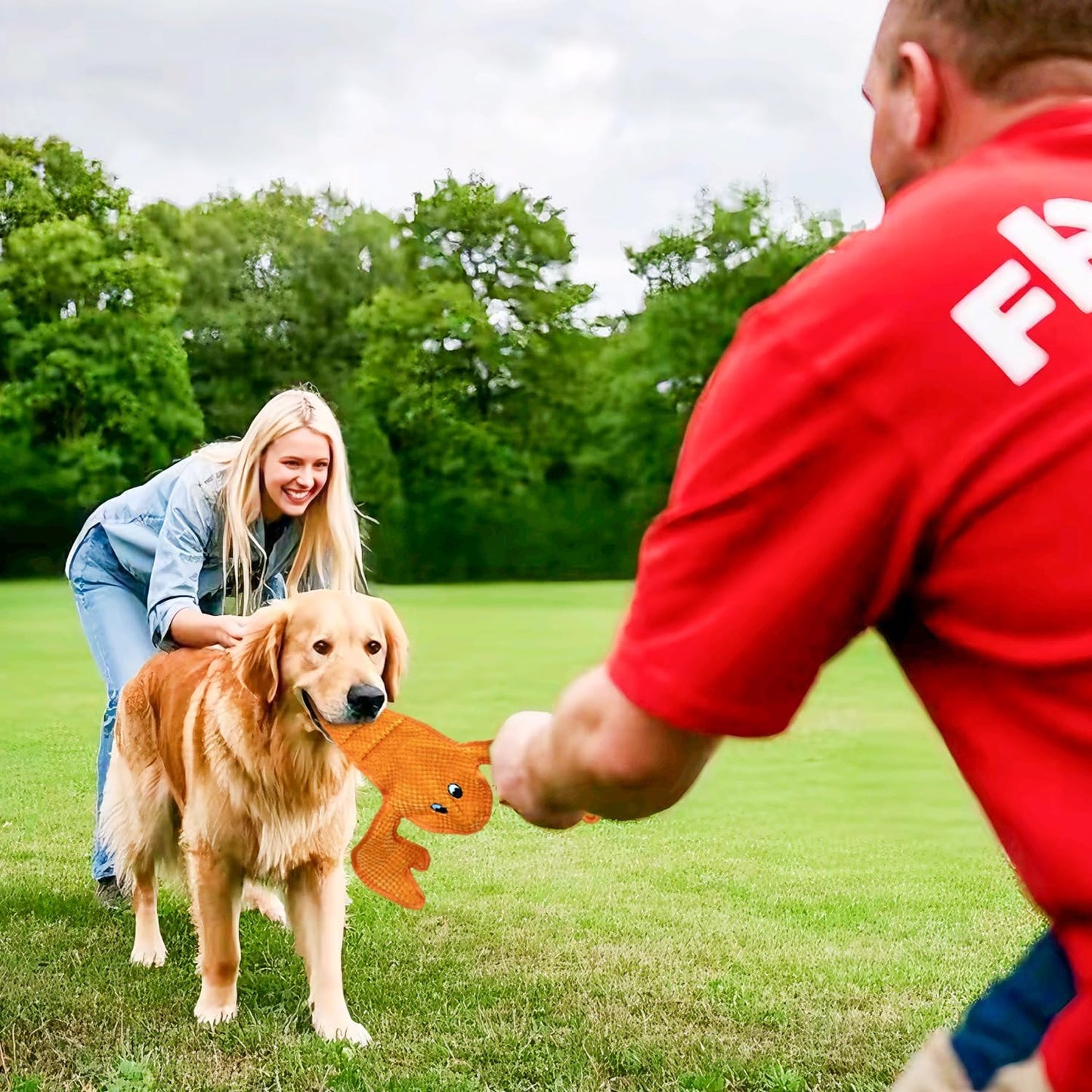 Squeaky Dog Toy No Stuffed Dog Toys,Lobster Puppy Toys for Small Medium Large Breed pups Teething Interactive Toy to Keep Them Busy, Best Christmas Birthday Gift