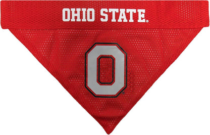 Pets First Collegiate Pet Accessories, Reversible Bandana, Ohio State Buckeyes Size XX-Large