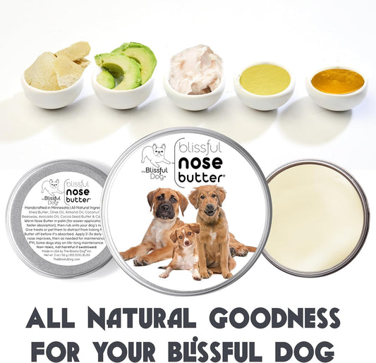 3 Cute Puppies Unscented Nose Butter - Dog Nose Butter, 4 Ounce