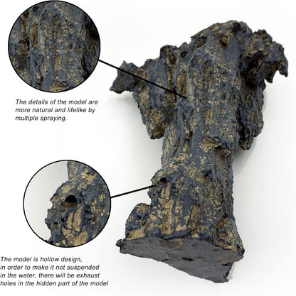 Fish Tank Decor Rocks.Aquarium Decoration Model.Easy and Quick Solution for Aquascaping.(Cave of Gods)