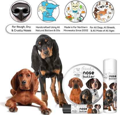 The Blissful Dog Coonhound Unscented Nose Butter, 0.15-Ounce,UNSC-COONHOUND-15oz