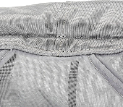 Harrison Howard CareMaster Horse Fly Mask Half Face with Ears Moonlight Silver Small Pony