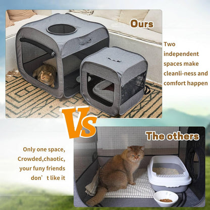 Portable Large Cat Playpen for Outdoor & Indoor Cats Cage, Large Foldable Cat Tent, Fit Puppy, Dogs, Pets