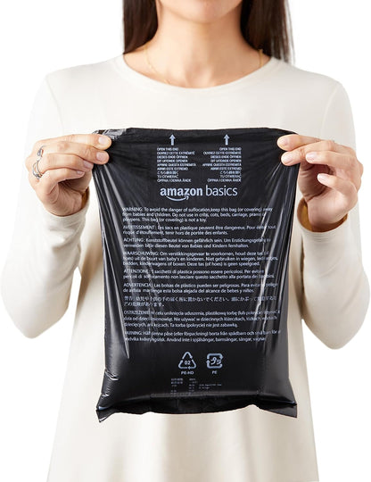 Amazon Basics Dog Poop Bags with Dispenser, 900 Count, Enhanced for Guaranteed Leakproof, Unscented, Includes Leash Clip