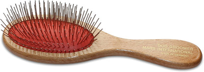 Mars Coat King Professional Grooming Brush for Dog and Cats. (8.5", 1" Stainless Steel Pins)