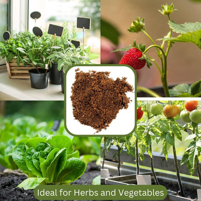 Loose Coconut Coir Mix (8 Quarts), Coconut Coir for Home Gardening - All Natural Soil additive - pH Balanced and Double Washed Coco Peat