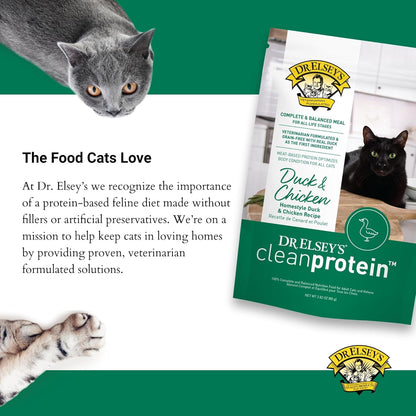 Dr. Elsey's® cleanprotein® Duck & Chicken Homestyle Recipe All-Meat Pouch (Pack of 12)