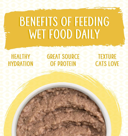 Weruva Classic Cat Paté, Press Your Dinner with Chicken, 5.5oz Can (Pack of 8)