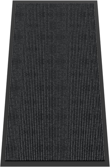 Indoor Outdoor Door Mat, 6’ x 3' Doormat for Entryway, Rubber Backing Non Slip Front Door Mat Outside Entrance, Super Absorbent Commercial Floor Mat for Home Office