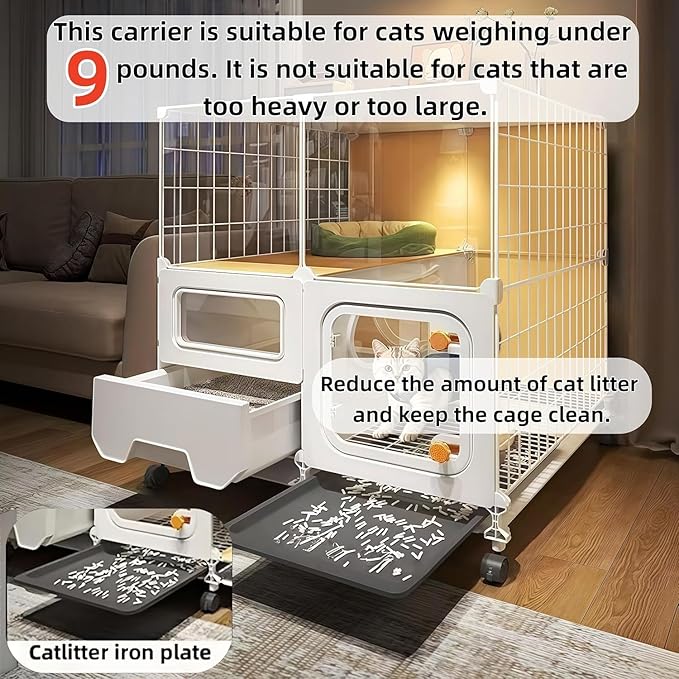 Cat Cage (28″(L) x18″(W) x34″(H))