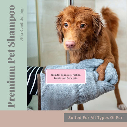 Begley's No Rinse Waterless Pet Shampoo, Bathless Cleaning, Deodorizing, and Odor Removal for a Shiny, Fresh Smelling Coat - Effective for Dogs, Puppies, and Cats - Refill, Fresh Citrus