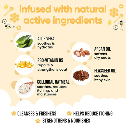 Itch Relief Dog Shampoo by Buddycare | Deep Cleansing Shampoo for Dogs | Fresh Scented | with Aloe Vera and Pro Vitamin B5 (169.07oz)