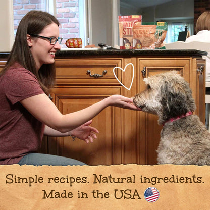 Happy Howie's Soft Meat Roll Treat - Soft Dog Food Rolls, Natural Ingredients, for All Dogs, Made in USA - Beef, Lamb, Turkey, 7 Oz (Pack of 6)