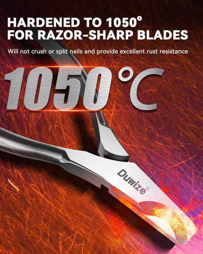 Dog Nail Clippers - All Steel Material, 1.22-Inch Large Opening, Built-in Spring, No Fur Pinch, for Medium to Large Dogs and Cats, Professional Pet Nail Trimmers, With Free Nail File (Polished)