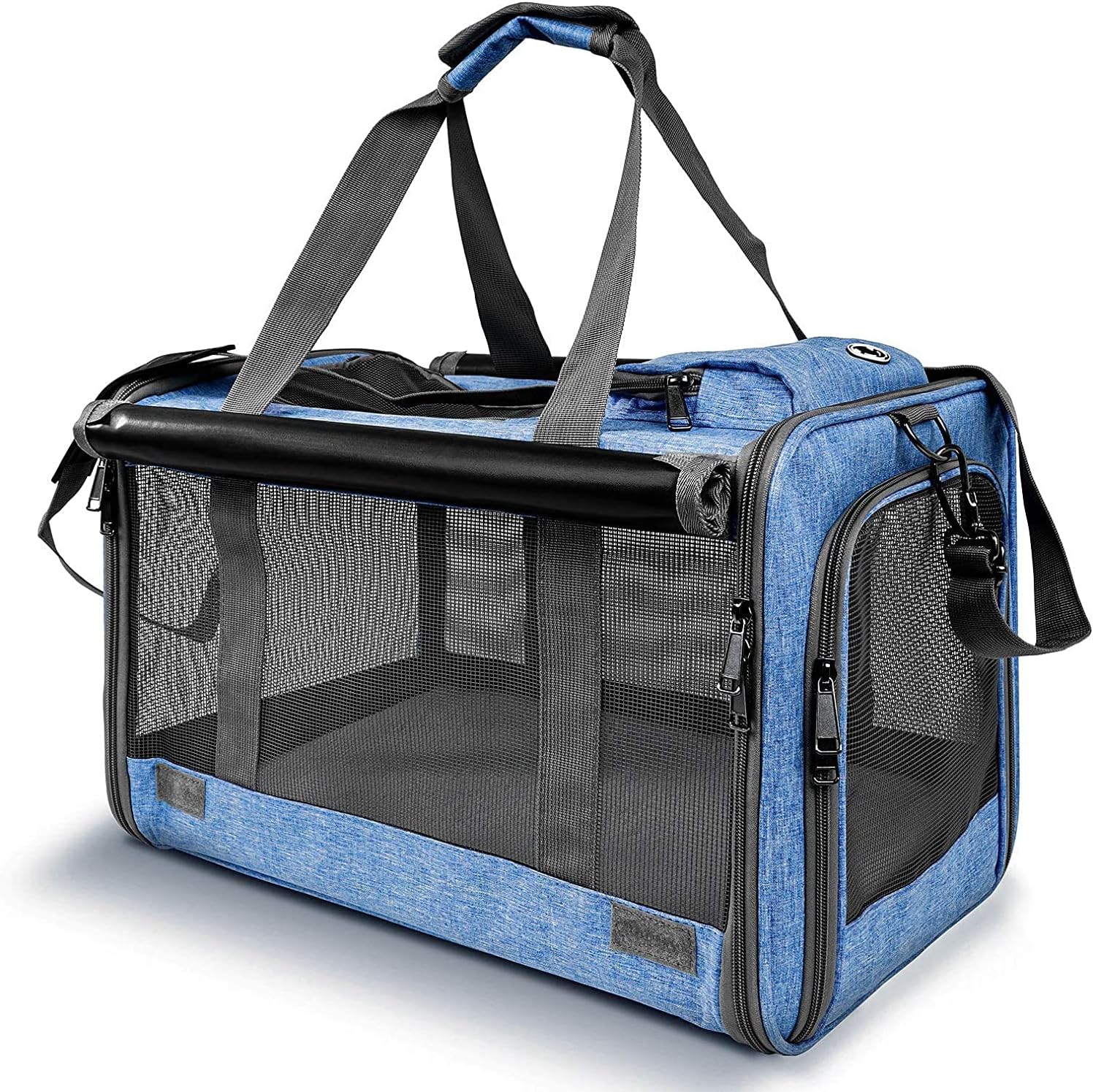 Pet Carrier for Large and Medium Cats, Soft-Sided Pet Carrier for Big Medium Cats and Puppy, Dog Carriers Cat Carriers Pet Privacy Protection Travel Carriers - Pawvie