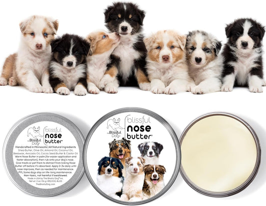 The Blissful Dog Australian Shepherd Unscented Nose Butter - Dog Nose Butter, 4 Ounce