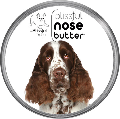 The Blissful Dog Springer Spaniel Nose Butter, Versatile Dog Nose Balm for Dry Nose, Handcrafted Nose Moisturizer, Easy-to-Apply Dog Essentials, Unscented, 1 oz.
