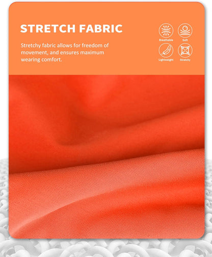 Harrison Howard Horse Fly Mask with Forelock Opening Stretch Breathable and Comfortable for Horses UV -Protection Orange M