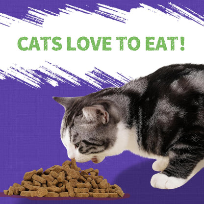 Just Try 16 OZ Blueberry Cat Treats for Indoor Cats, Gluten Free, Low-Calorie Healthy Cat Snacks, Plant-Based Fiber-Rich Natural Chicken Flavor Training Treats