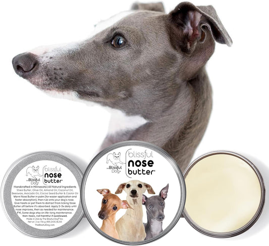 The Blissful Dog Italian Greyhound Unscented Nose Butter - Dog Nose Butter, 16 Ounce