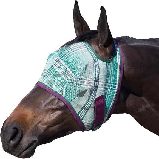 Kensington Fly Mask Web Trim — Protects Horses Face and Eyes from Bites and Sun Rays While Allowing Full Visibility