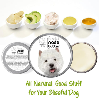 The Blissful Dog West Highland Terrier Unscented Nose Butter