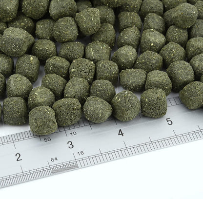 Timothy Hay Cubes 90 oz (9 * 10 oz) with Small Size - Timothy Grass Pellets for Tortoises Rabbits Guinea Pig Chinchilla