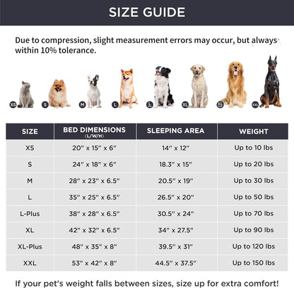 Bedsure XXL Orthopedic Dog Bed for Extra Large Dogs - Washable Giant Dog Cat Bed Waterproof, Comfort Dogs Couch Sofa with Washable Removable Cover, Pet Bed with Nonskid Bottom, Hazel, 52"