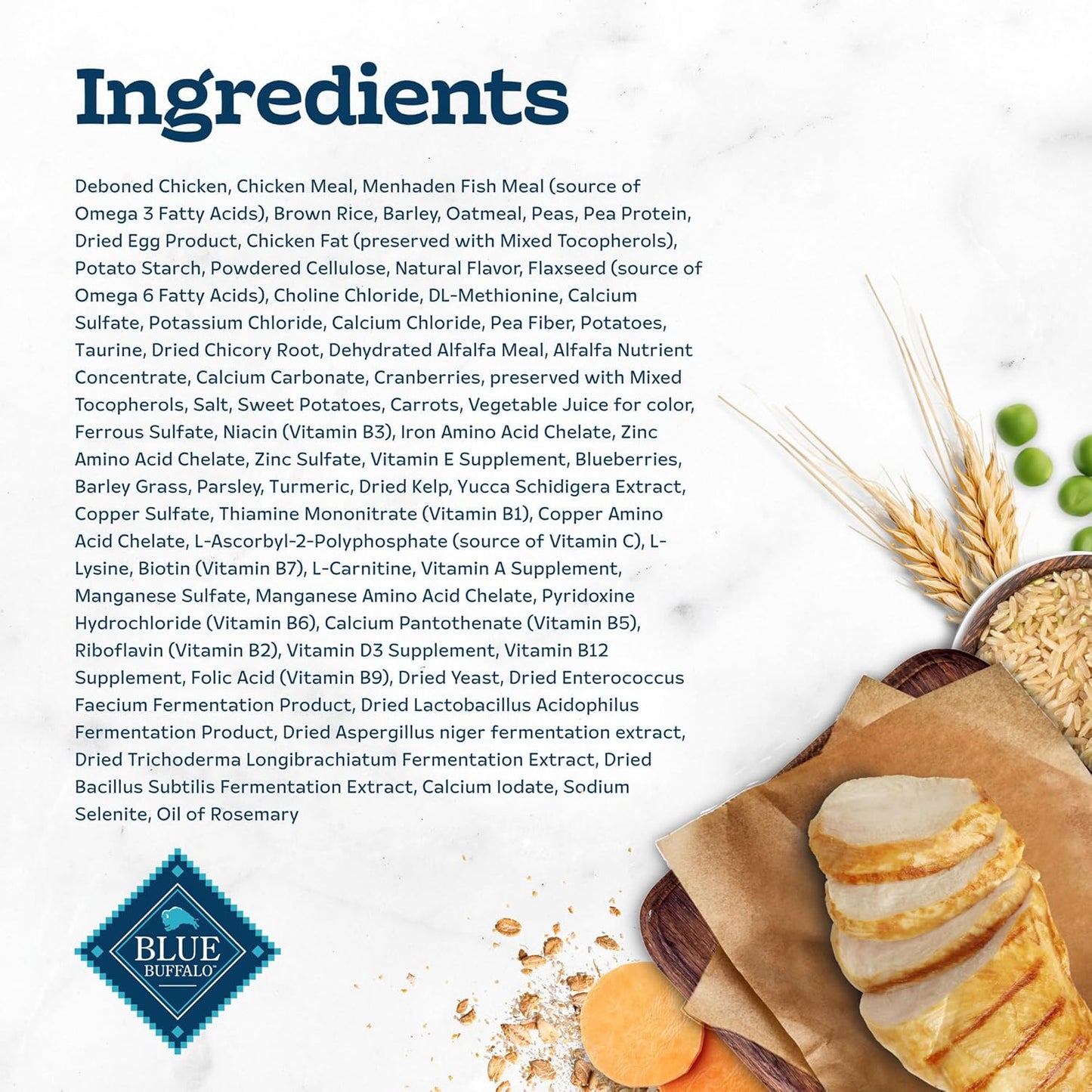 Blue Buffalo Blue Tastefuls Natural Adult Indoor Cat Chicken & Brown Rice Recipe Food for Cats 10 lb