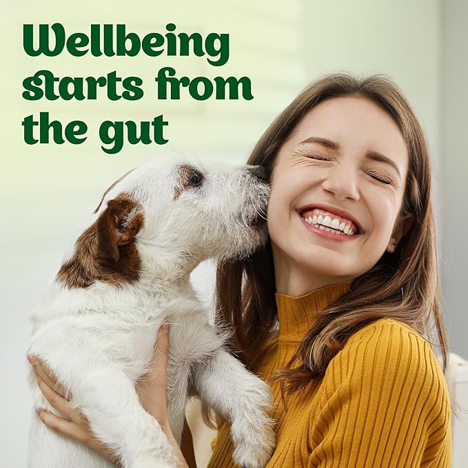 Dog Probiotic Chews Gut Health & Digestive Function Support Anti Diarrhea Upset Stomach & Gas Relief Yeast Balance Allergies & Itching Prebiotic Supplement Chews - 120 pcs