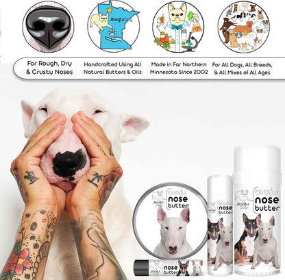 The Blissful Dog Bull Terrier Unscented Nose Butter, 2 oz