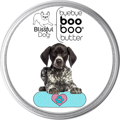 The Blissful Dog 4 oz TIN German Shorthaired Pointer Booboo Butter