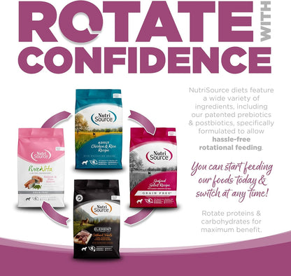 NutriSource Element Series Wild Range Dry Dog Food, Chicken, Pork & Bison, 12LB