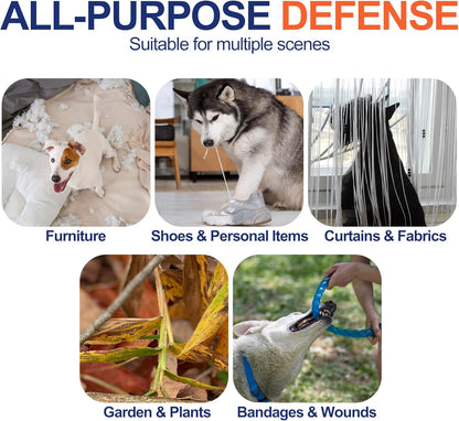 Anti-Chew & No-Go Dog Spray – 150ml Large Bottle – Helps Deter Chewing, Biting & Scratching – Safe for Furniture, Shoes & Carpets – Natural Bitter Formula for Dogs & Puppies