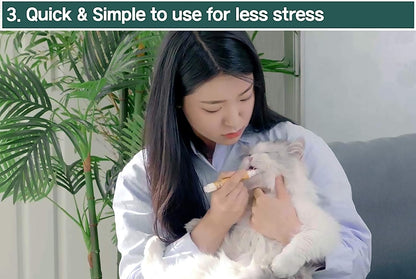 Cat Toothbrush & Toothpaste Kit – Flavor-Free Dental Gel for Cats – Finger Brush & Handle for Daily Oral Care – Plaque & Tartar Cleaning for Kittens and Adult Cats (2 Pack, 2 Count)