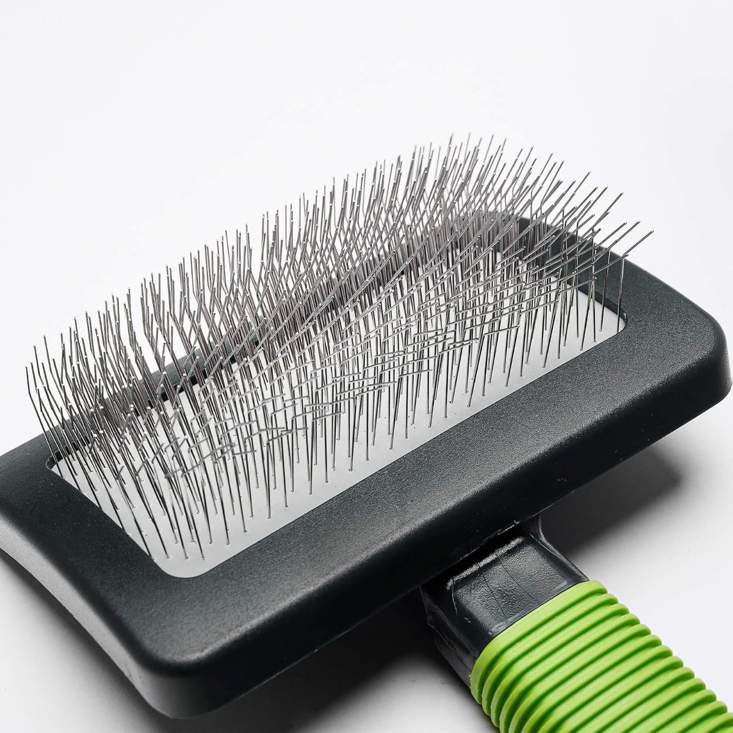 Slicker brush for dogs doodle grooming poodle with long soft pin slicker brush perfect for thick fur dogs fluffy,grooming,shedding.goldendoodle