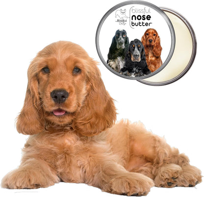 The Blissful Dog English Cocker Spaniel Unscented Nose Butter - Dog Nose Butter, 2-Ounce
