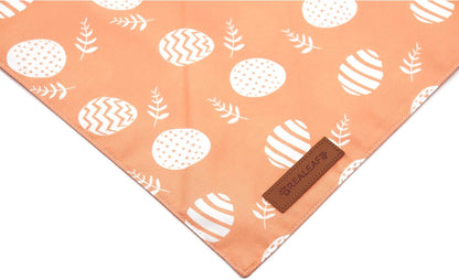 Realeaf Happy Easter Dog Bandanas 2 Pack, Reversible Pet Scarf for Boy and Girl, Premium Durable Fabric, Holiday Bandana for Small Medium Large and Extra Large Dogs (Large)