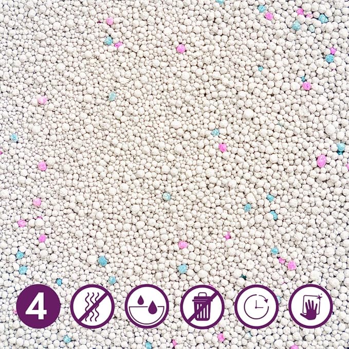 Omlet Clay Clumping Cat Litter | Long Lasting and Low Waste | Absorbent and Sustainable | Excellent Odour Control and High Absorbency | No. 4 - Clay - 17 lbs. 10 oz.