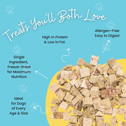 hotspot pets Freeze Dried Beef Liver Treats for Cats & Dogs - 1LB Big Bag- Made in USA,Single Ingredient, All Natural Grain-Free Beef Liver- Perfect for Training, Topper or Reward Snack