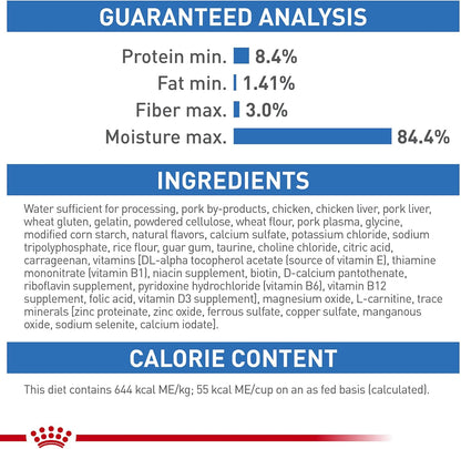 Royal Canin Feline Weight Care Thin Slices in Gravy Canned Adult Wet Cat Food, 3 oz can (24-count)