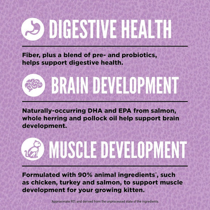 ORIJEN Wild Reserve Dry Cat Food Free-Run Chicken & Wild-Caught Fish Kitten Recipe 3.5lb Bag