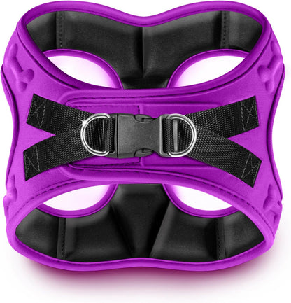 Comfort fit Step-in Dog & Puppy Harness - Comfortable All Weather Dog Vest Harness: Adjustable, Soft Padded, Easy to Put-on for Small, Medium-Sized Dogs.