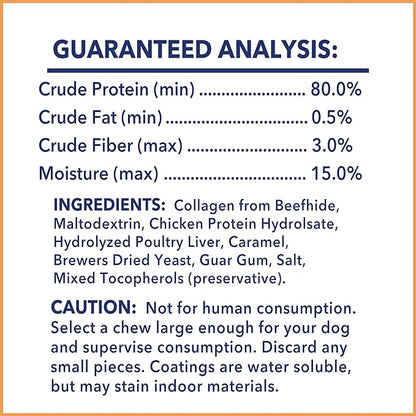 Pet Factory CareChewz Collagen +Plus 9" Rovers Dog Chew Treats - Chicken Flavor, 3 Count/1 Pack