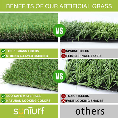 Fake Grass for Dogs to Pee On, Artificial Turf for Dogs, Grass Pee Pad for Dogs Potty Training, Premium 6x8FT Extra Large, Indoor Outdoor Turf Grass Pad for Dogs
