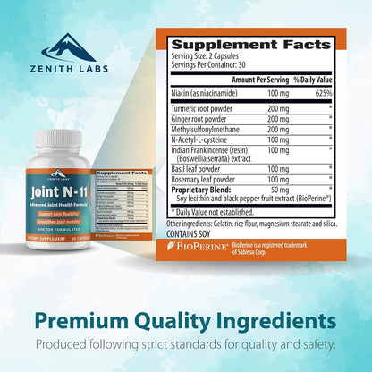 Zenith Labs Joint N-11 Joint Health Supplement